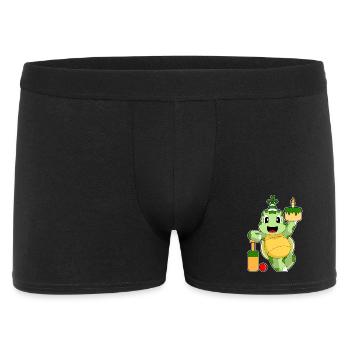 Turtle Birthday Cricket - Men's Boxer Shorts - black - Front
