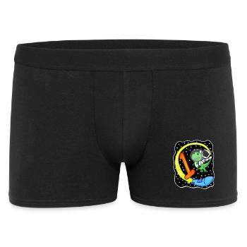 Number 1 Number One - Dinosaur Motif - Men's Boxer Shorts - black - Front