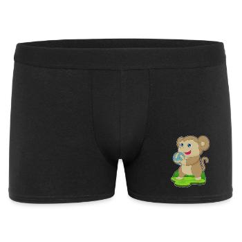 Monkey Volleyball Player Volleyball - Men's Boxer Shorts - black - Front