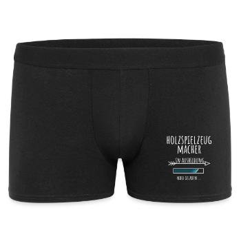 Holzspielzeugmacher Ausbildung Beruf Geschenk - Männer Boxer Shorts - Schwarz - Vorne