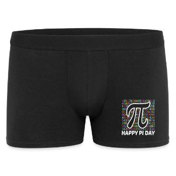 Happy Pi Day Kids Math Teachers Student Professor - Men's Boxer Shorts - black - Front