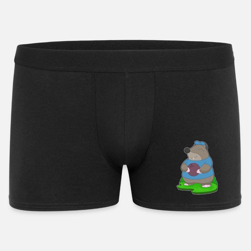 Mole Bowling Bowling Ball - Men's Boxer Shorts - black