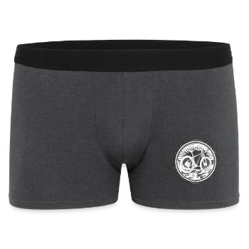 Mountain bike - Men's Boxer Shorts - charcoal grey - Front