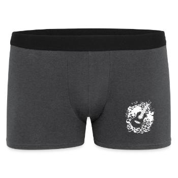 Ukulélé drôle - Boxer Homme - charbon - Devant