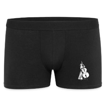 Contrebassiste élégant Contrebasse - Boxer Homme - noir - Devant
