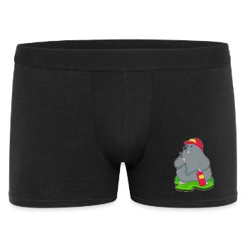 Mole Firefighter Fire Extinguisher - Men's Boxer Shorts - black - Front