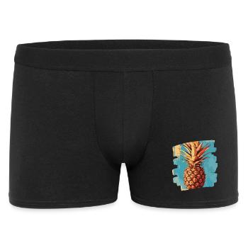 Pineapple - Men's Boxer Shorts - black - Front