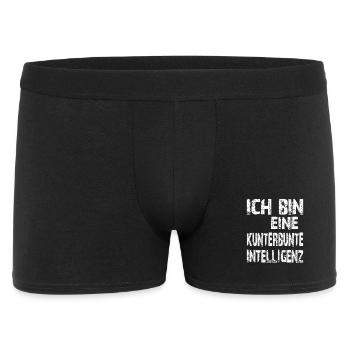 AI Saying: I am a motley intelligence - Men's Boxer Shorts - black - Front