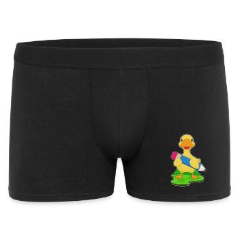 École de crayon Duck Student - Boxer Homme - noir - Devant