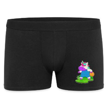 Unicorn Basketball Player Basketball - Men's Boxer Shorts - black - Front