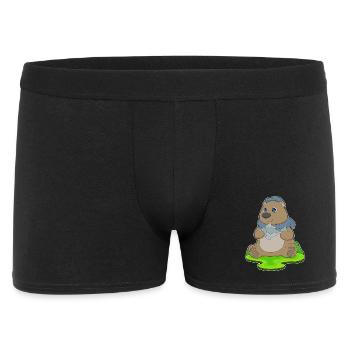 Pêche au poisson Bear Angler - Boxer Homme - noir - Devant
