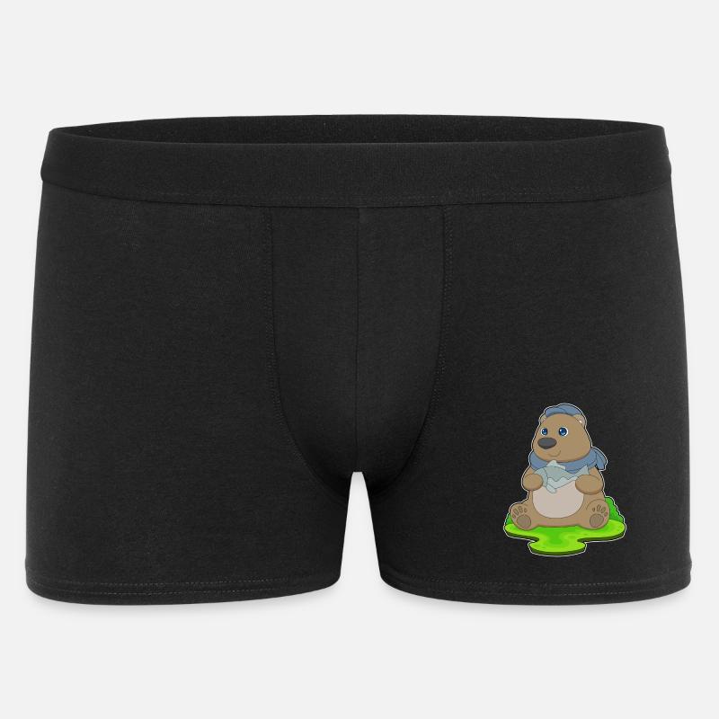 Poisson-ours - Boxer Homme - noir