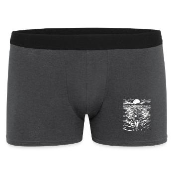 Rowing Sketch - Men's Boxer Shorts - charcoal grey - Front