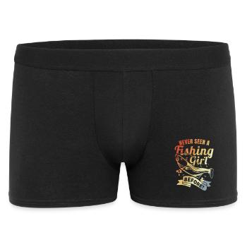 Angel Mädchen - Männer Boxer Shorts - Schwarz - Vorne