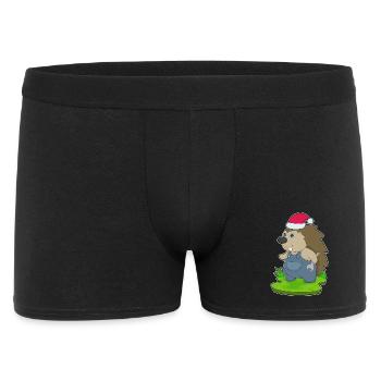 Mécanique de Noël hérisson - Boxer Homme - noir - Devant