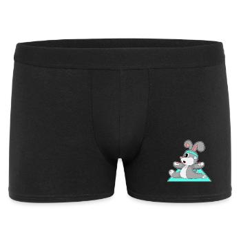 Rabbit Yoga Fitness Gymnastics - Men's Boxer Shorts - black - Front