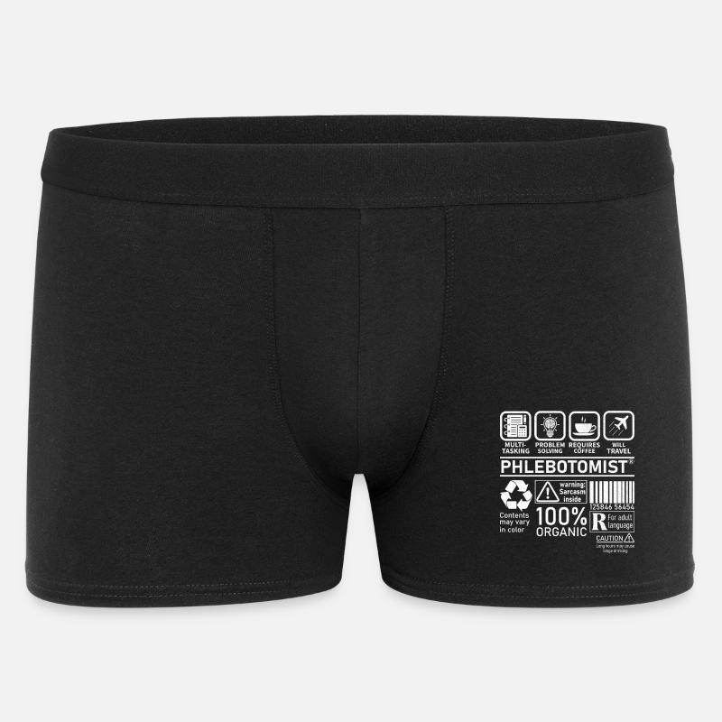 Phlébotomiste multitâche résolution de problèmes - Boxer Homme - noir