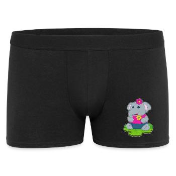 Cute elephant - Men's Boxer Shorts - black - Front