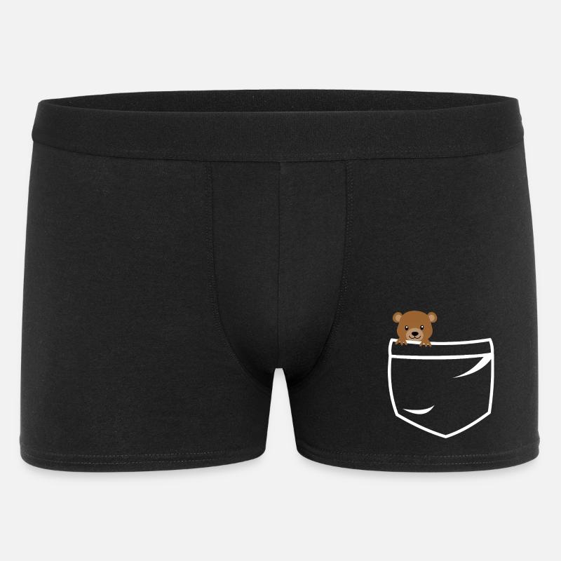 Teddy bear pockets - Männer Boxer Shorts - Schwarz