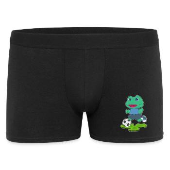 Frog Soccer Player Soccer - Men's Boxer Shorts - black - Front