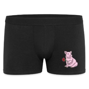 Pig Rose - Boxer Homme - noir - Devant