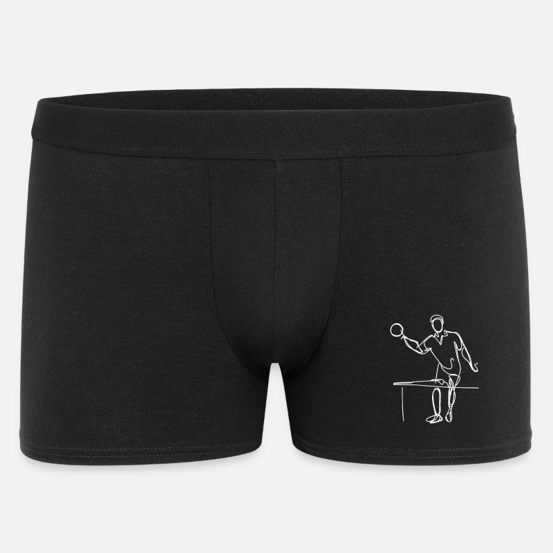 Ping Pong Player Sketch - Men's Boxer Shorts - black