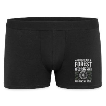 Into The Forest I Go To Lose My Mind Find My Soul - Men's Boxer Shorts - black - Front