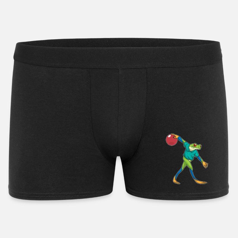 Frosch Bowling Bowlingkugel - Männer Boxer Shorts - Schwarz