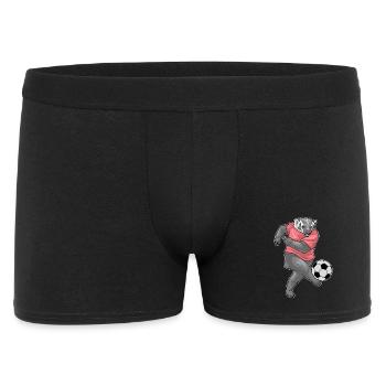 Badger Soccer Player Soccer - Men's Boxer Shorts - black - Front