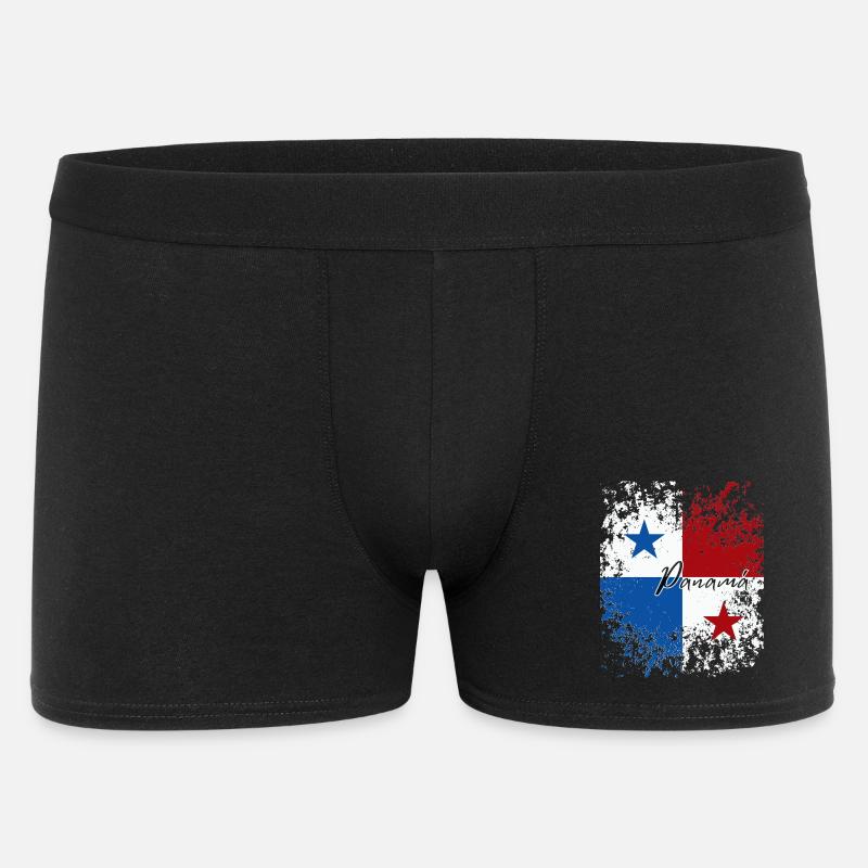 Fierté panaméenne, drapeau panaméen - Boxer Homme - noir