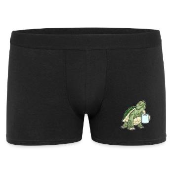 Turtle Coffee Mug - Men's Boxer Shorts - black - Front