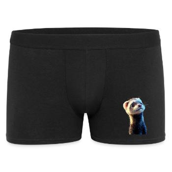 Ferret Ferret Polecat Marten Weasel Cute Ferret - Men's Boxer Shorts - black - Front
