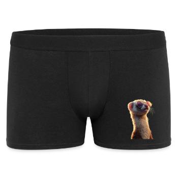 Ferret Ferret Polecat Marten Weasel Cute Ferret - Men's Boxer Shorts - black - Front