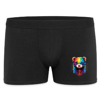 Furet Furet Putois Martre Belette Mignon Furet - Boxer Homme - noir - Devant