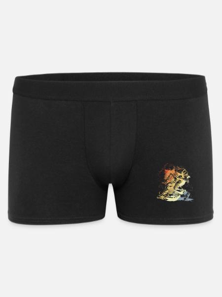 Breakdancer Vintage Look - Männer Boxer Shorts - Schwarz
