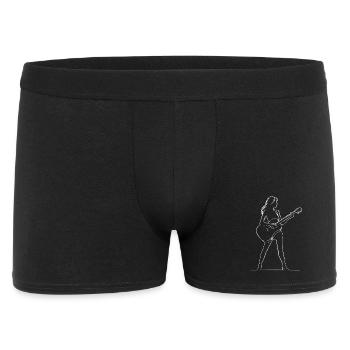 Guitarist silhouette art music lover - Men's Boxer Shorts - black - Front