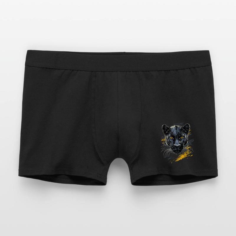 Panther Leopard Big Cat Cute Big Cat Panter Men's Boxer Shorts