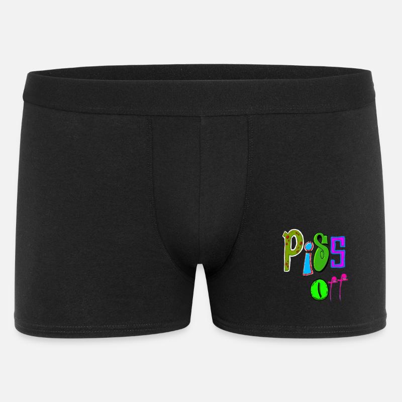 Hau ab - Männer Boxer Shorts - Schwarz