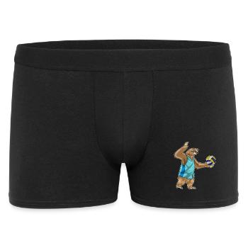 Sloth Volleyball Player Volleyball - Men's Boxer Shorts - black - Front