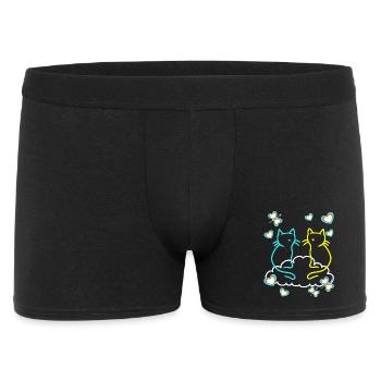 Retro Cats Cat Kids Girls Boys Teens - Men's Boxer Shorts - black - Front