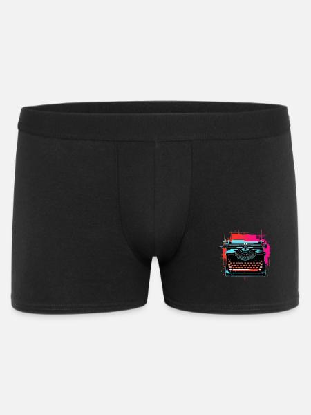 Machine à écrire Retrowave - Boxer Homme - noir