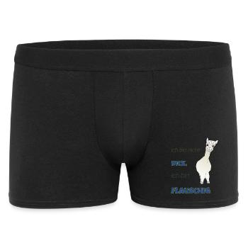 Ich bin nicht dick, ich bin flauschig! - Männer Boxer Shorts - Schwarz - Vorne