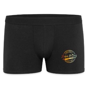 Meilleur papa et grand-père du monde - Fête des pères de grand-père - Boxer Homme - noir - Devant