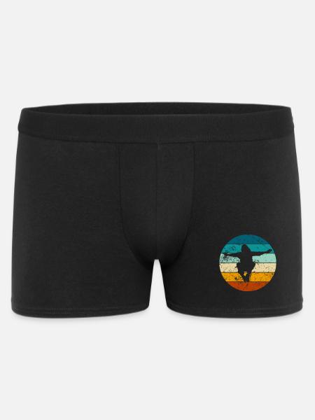 Parkour Jump - Dynamic Urban Design - Men's Boxer Shorts - black