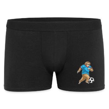 Sloth Soccer Player Soccer - Men's Boxer Shorts - black - Front