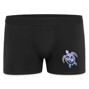 Turtle Motif Waves Festival Turtle Surfer - Men's Boxer Shorts - black - Front