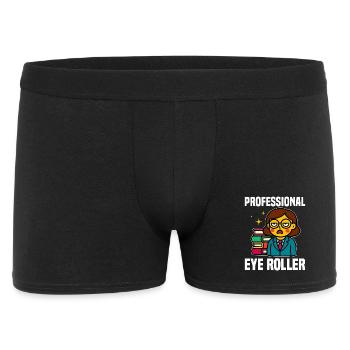 PROFESSIONAL EYE ROLLER - TEACHER GIFT - Men's Boxer Shorts - black - Front