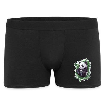 Cute Panda Bear - Men's Boxer Shorts - black - Front