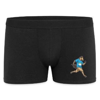 Pferd Jogger Joggen Sport - Männer Boxer Shorts - Schwarz - Vorne