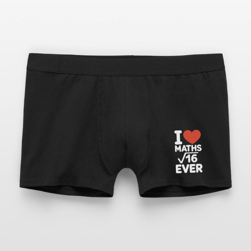Math J’adore les maths Maths Nerd Professeur de mathématiques Boxer Homme